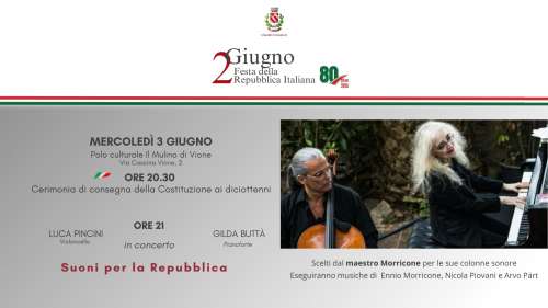 Due giugno: �Suoni per la Repubblica�