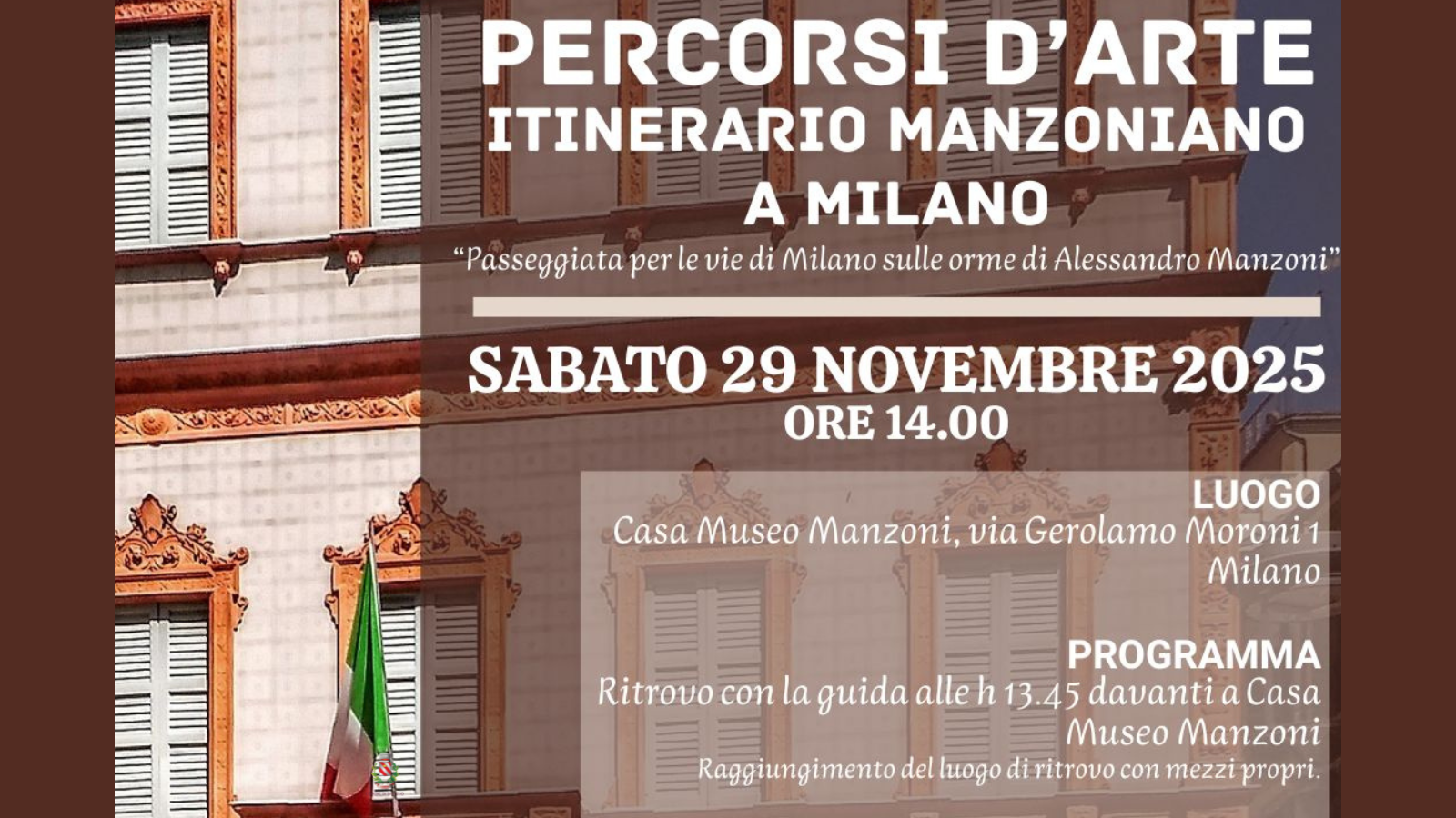 Percorsi darte: Itinerario manzoniano a Milano