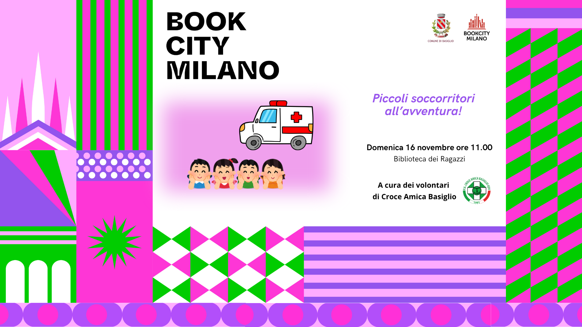 Bookcity Basiglio 2025 edizione Kids - Piccoli soccorritori all\'avventura!