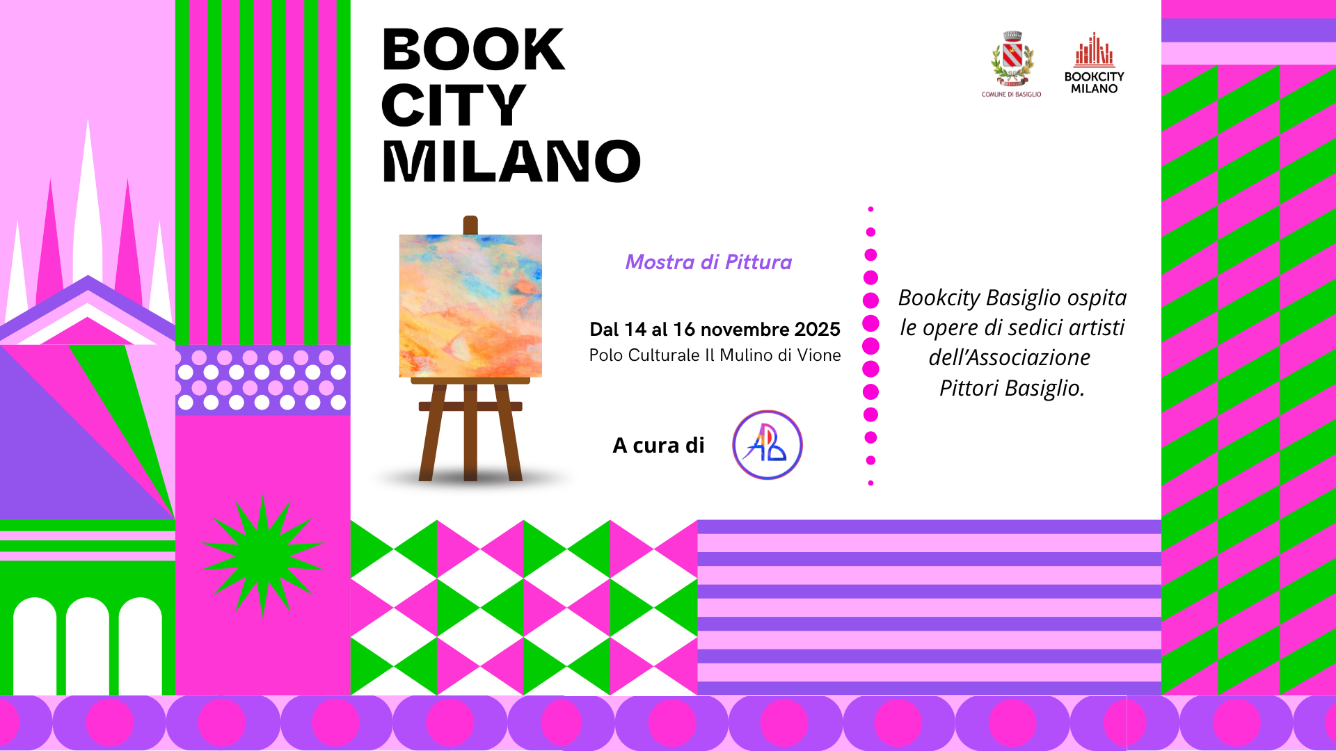 Bookcity Basiglio 2025 - Quando larte incontra la parola.